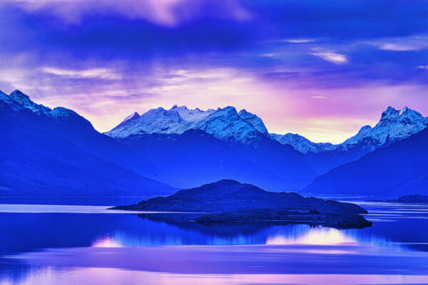 Early Evening – Lake Wakatipu by Bill Petrunich